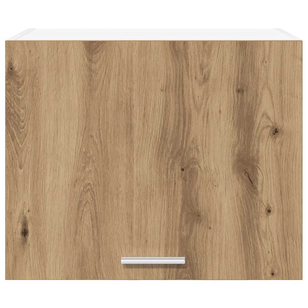 vidaXL Hanging Cabinet Artisan Oak and White 50 x 31 x 40 cm 6