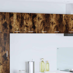 vidaXL Hanging Cabinet Smoked Oak and White 60 x 31 x 40 cm 1