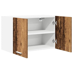 vidaXL Hanging Cabinet Old Wood and White 60 x 31 x 40 cm 5