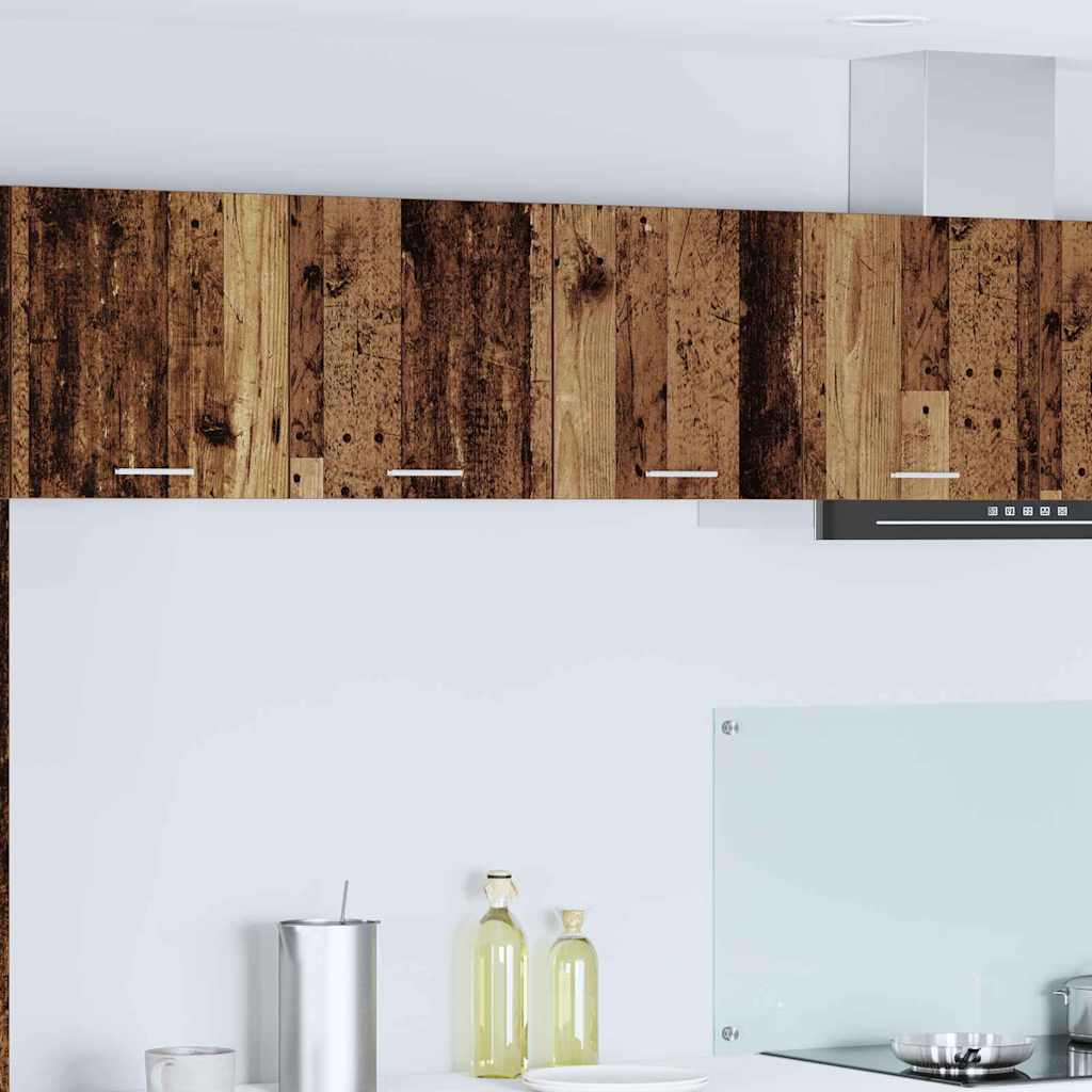 vidaXL Hanging Cabinet and White 40 x 31 x 40 cm Old Wood