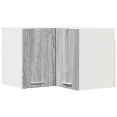 vidaXL Hanging Cabinet Grey Sonoma and White 57 x 57 x 40 cm 2