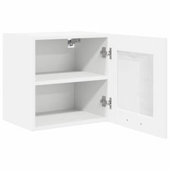 vidaXL Hanging Cabinet 2 pcs White Engineered Wood 6