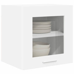 vidaXL Hanging Cabinet 2 pcs White Engineered Wood 3