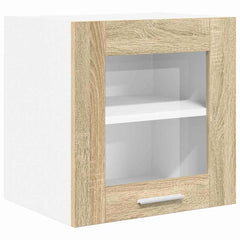 vidaXL Hanging Cabinet 2 pcs Sonoma Oak Engineered Wood 5
