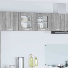 vidaXL Hanging Cabinet Grey Sonoma 40 x 31 x 40 cm Engineered Wood 1