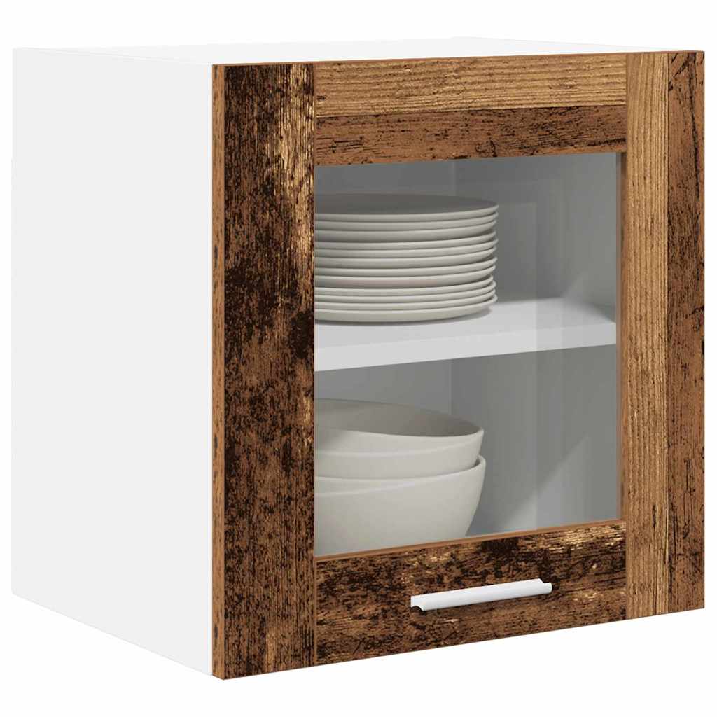 vidaXL Hanging Cabinet Old Wood 40 x 31 x 40 cm Engineered Wood 3