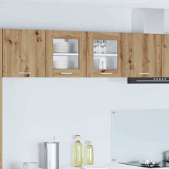 vidaXL Hanging Cabinet 2 pcs Artisan Oak Engineered Wood 1