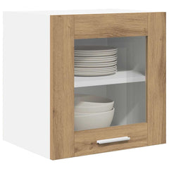 vidaXL Hanging Cabinet 2 pcs Artisan Oak Engineered Wood 3