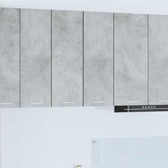 vidaXL Hanging Cabinet Concrete Grey and White 30 x 31 x 80 cm 1