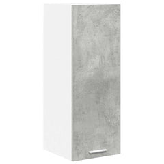 vidaXL Hanging Cabinet Concrete Grey and White 30 x 31 x 80 cm 2