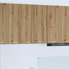 vidaXL Hanging Cabinet Artisan Oak and White 30 x 31 x 80 cm 1