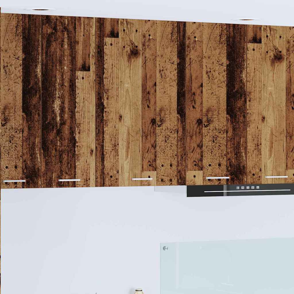 vidaXL Hanging Cabinet and White 40 x 31 x 40 cm Old Wood