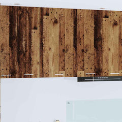 vidaXL Hanging Cabinet and White 40 x 31 x 40 cm Old Wood