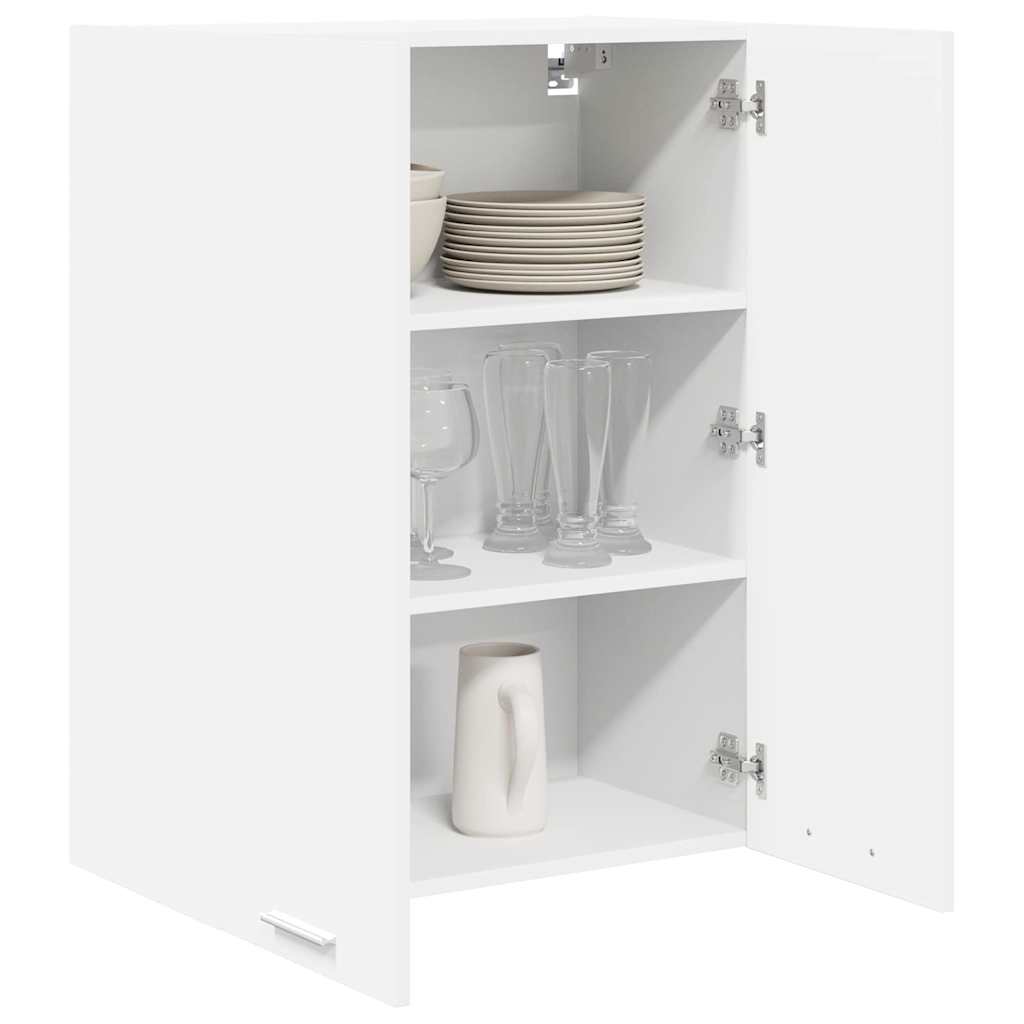 vidaXL Hanging Cabinet White 60 x 31 x 80 cm Engineered Wood 3