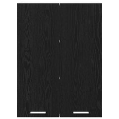 vidaXL Hanging Cabinet Black Oak 60 x 31 x 80 cm Engineered Wood 6