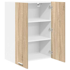 vidaXL Hanging Cabinet Sonoma Oak 60 x 31 x 80 cm Engineered Wood 5