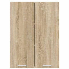vidaXL Hanging Cabinet Sonoma Oak 60 x 31 x 80 cm Engineered Wood 6
