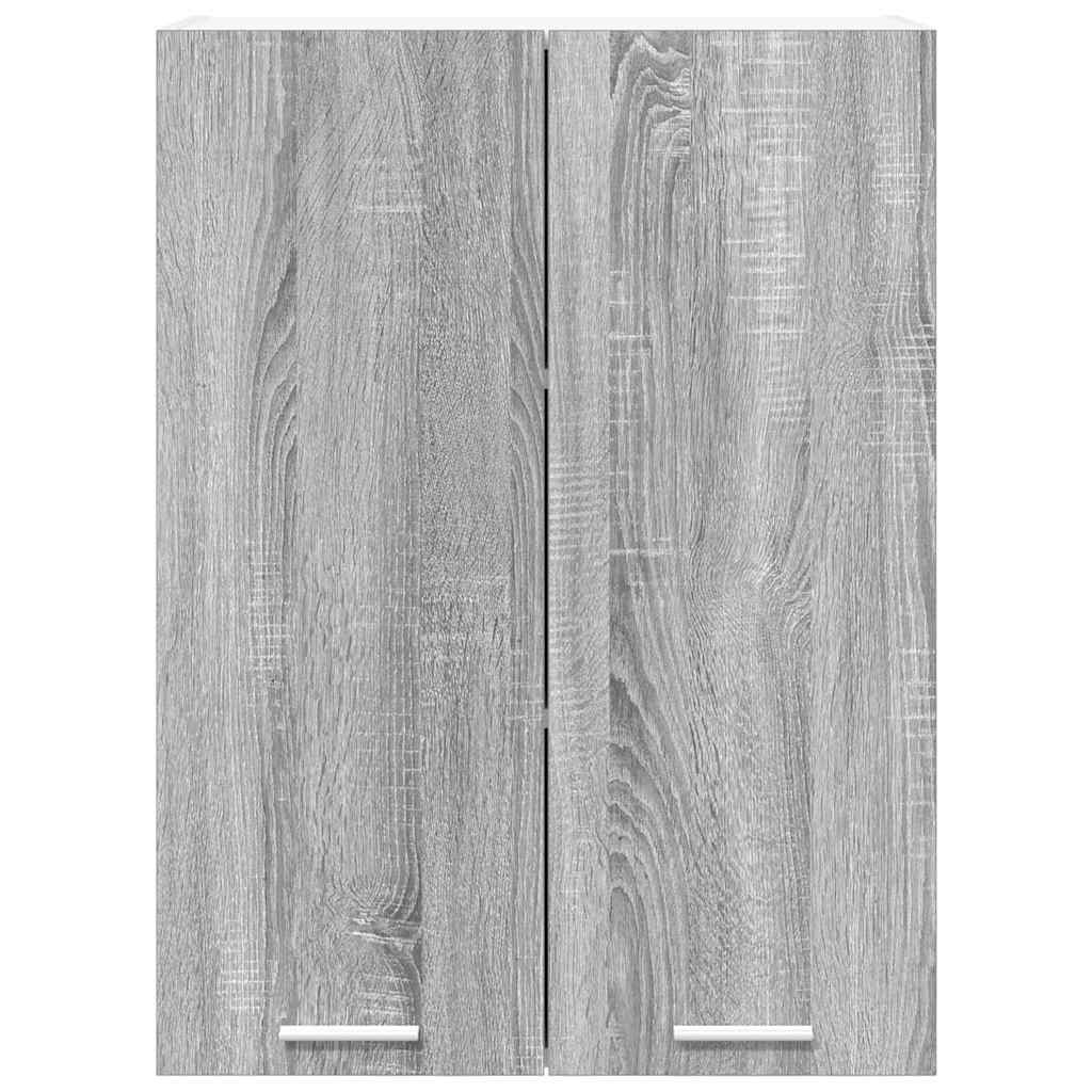 vidaXL Hanging Cabinet Grey Sonoma 60 x 31 x 80 cm Engineered Wood 6