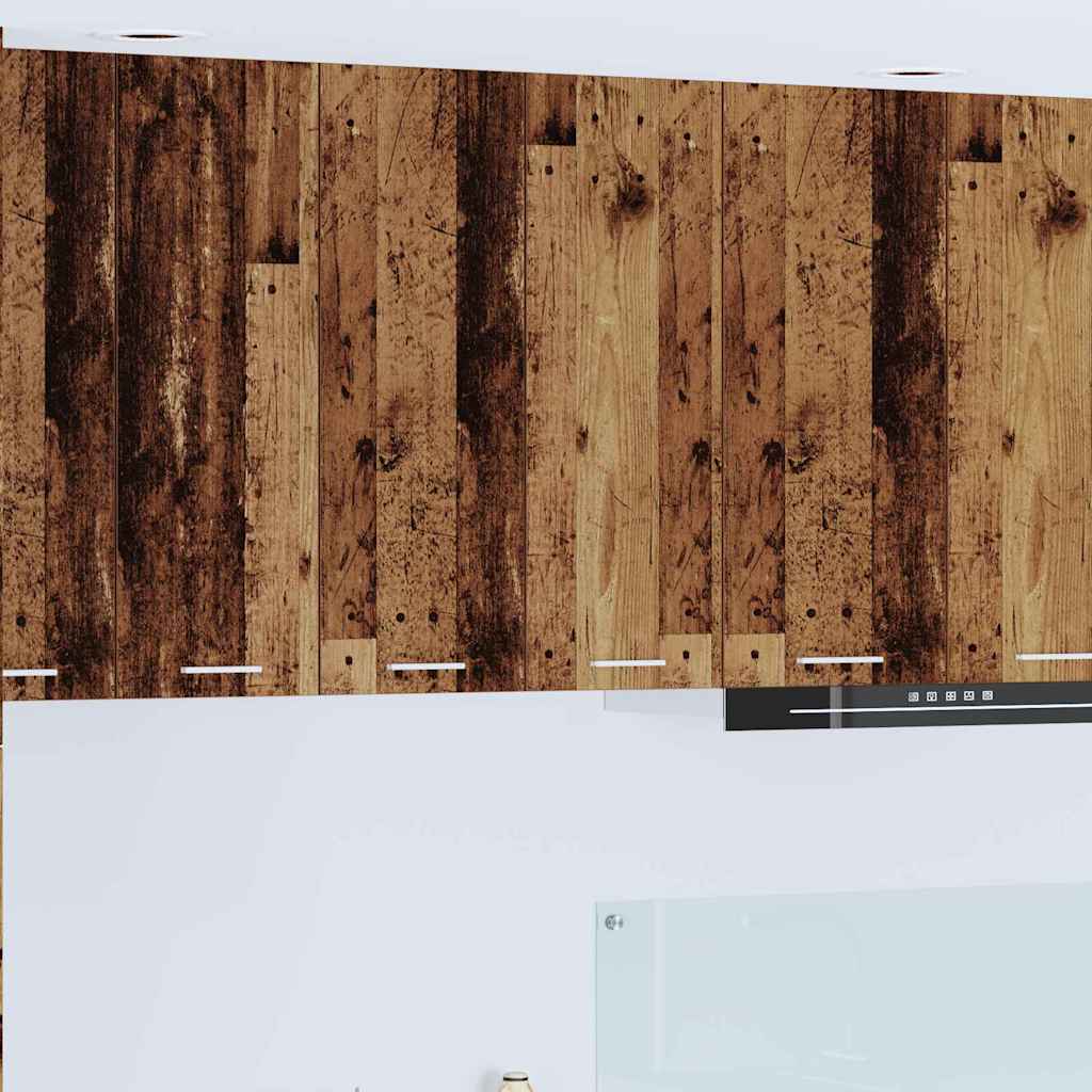 vidaXL Hanging Cabinet and White 40 x 31 x 40 cm Old Wood