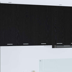 vidaXL Hanging Cabinet and White 40 x 31 x 40 cm Black Oak
