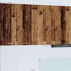 vidaXL Hanging Cabinet and White 40 x 31 x 40 cm Old Wood