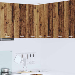 vidaXL Hanging Cabinet and White 57 x 57 x 40 cm Old Wood