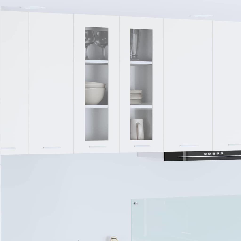 vidaXL Hanging Cabinet 57 x 57 x 40 cm Engineered Wood White