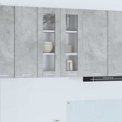 vidaXL Hanging Cabinet Concrete Grey 60 x 31 x 80 cm Engineered Wood 1