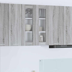 vidaXL Hanging Cabinet Grey Sonoma 60 x 31 x 80 cm Engineered Wood 1