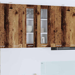 vidaXL Hanging Cabinet Old Wood 60 x 31 x 80 cm Engineered Wood 1