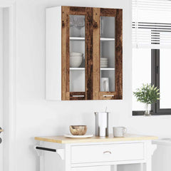 vidaXL Hanging Cabinet Old Wood 60 x 31 x 80 cm Engineered Wood 4
