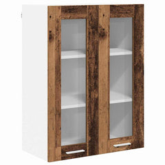 vidaXL Hanging Cabinet Old Wood 60 x 31 x 80 cm Engineered Wood 2