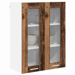 vidaXL Hanging Cabinet Old Wood 60 x 31 x 80 cm Engineered Wood 3