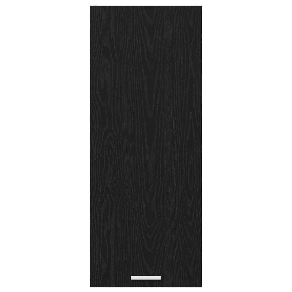vidaXL Hanging Cabinet Black Oak 40 x 31 x 100 cm Engineered Wood 6