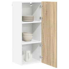vidaXL Hanging Cabinet Sonoma Oak 40 x 31 x 100 cm Engineered Wood 3