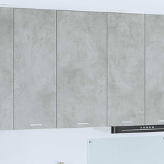 vidaXL Hanging Cabinet Concrete Grey and White 50 x 31 x 100 cm 1