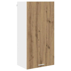 vidaXL Hanging Cabinet Artisan Oak and White 50 x 31 x 100 cm 2