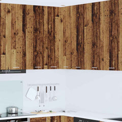 vidaXL Hanging Cabinet and White 57 x 57 x 40 cm Old Wood