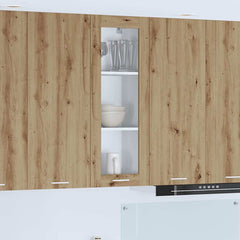 vidaXL Hanging Cabinet Artisan Oak 40 x 31 x 100 cm Engineered Wood 1