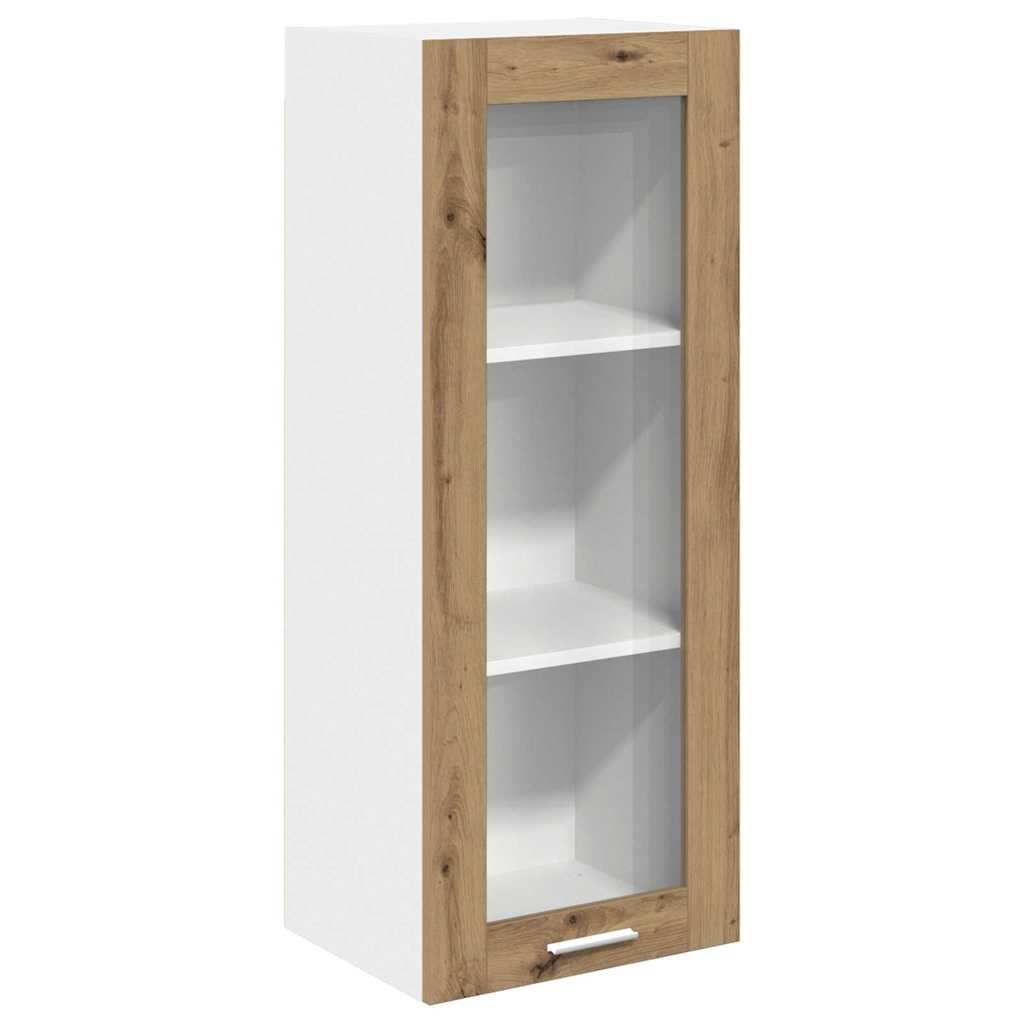 vidaXL Hanging Cabinet Artisan Oak 40 x 31 x 100 cm Engineered Wood 2