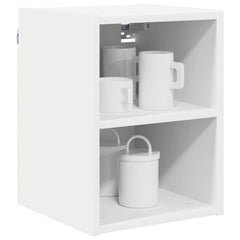 vidaXL Hanging Cabinet White 30 x 29.5 x 40 cm Engineered Wood 3