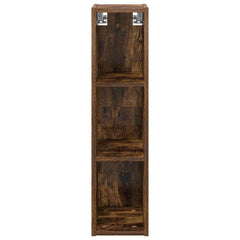vidaXL Hanging Cabinet Smoked Oak 20 x 29.5 x 80 cm Engineered Wood 5