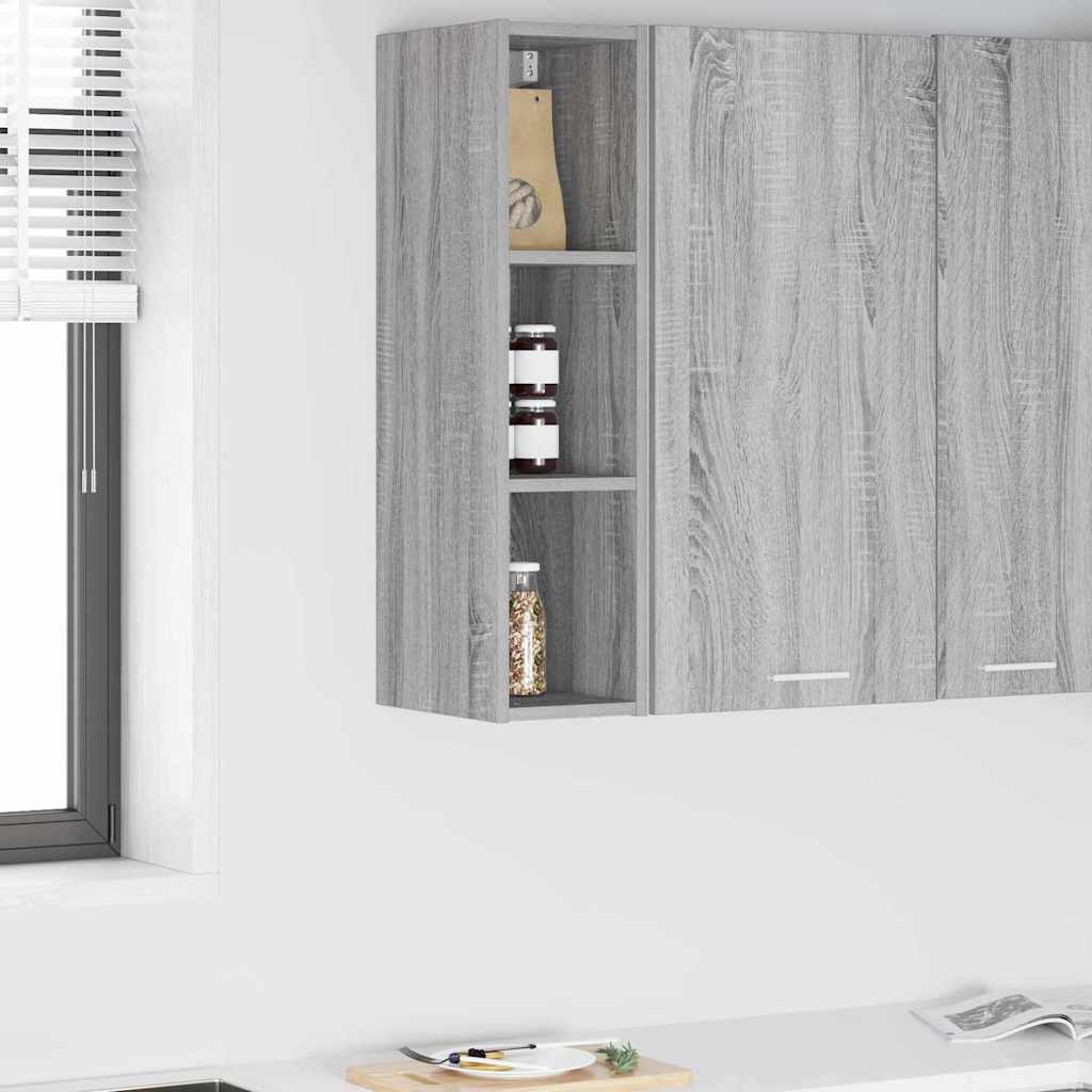vidaXL Hanging Cabinet Grey Sonoma 20 x 29.5 x 80 cm Engineered Wood 1