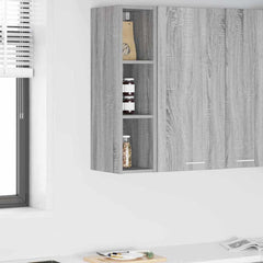 vidaXL Hanging Cabinet Grey Sonoma 20 x 29.5 x 80 cm Engineered Wood 1