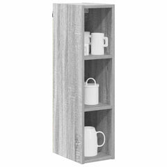 vidaXL Hanging Cabinet Grey Sonoma 20 x 29.5 x 80 cm Engineered Wood 3