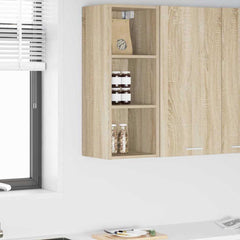 vidaXL Hanging Cabinet Sonoma Oak 30 x 29.5 x 80 cm Engineered Wood 1