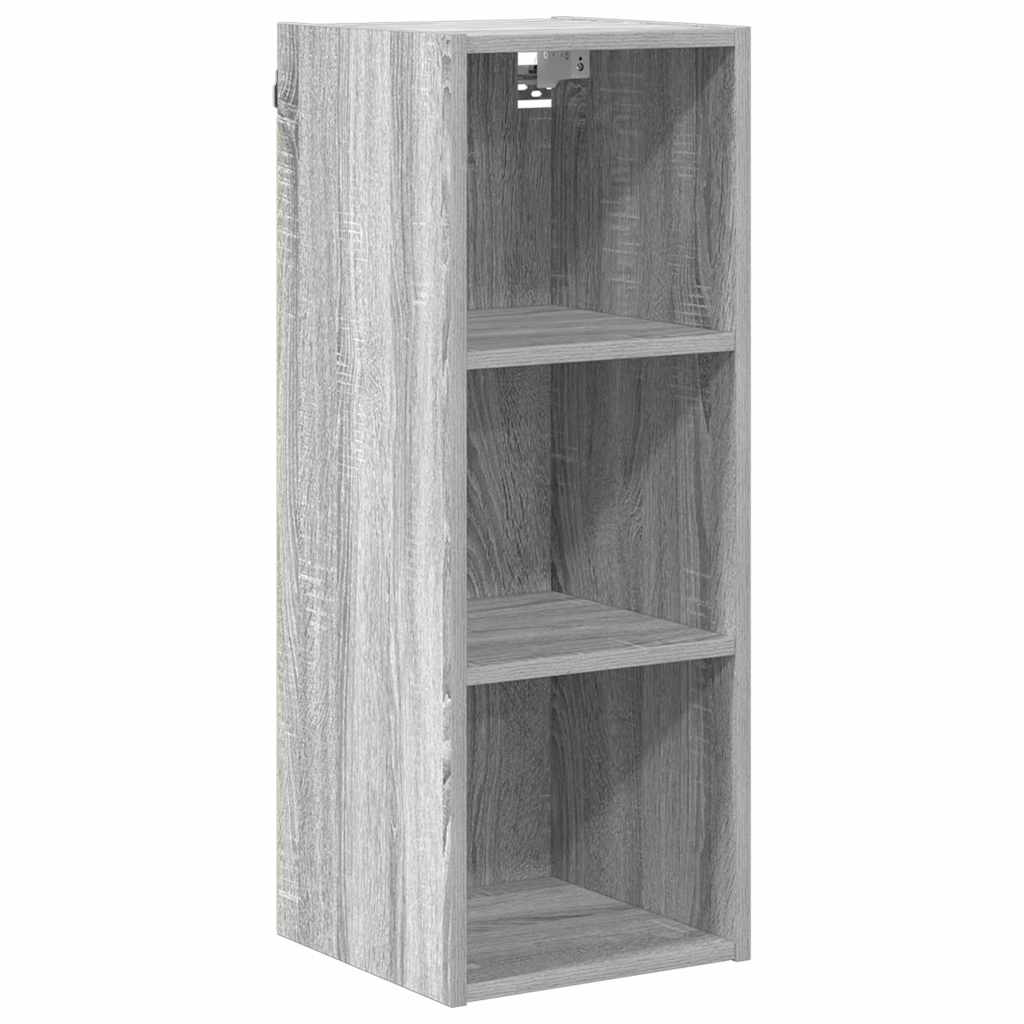 vidaXL Hanging Cabinet Grey Sonoma 30 x 29.5 x 80 cm Engineered Wood 2