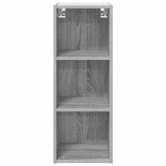 vidaXL Hanging Cabinet Grey Sonoma 30 x 29.5 x 80 cm Engineered Wood 5
