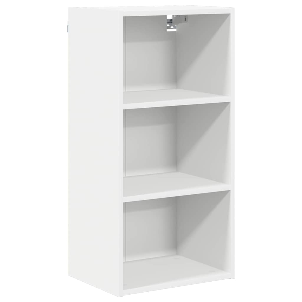 vidaXL Hanging Cabinet White 40 x 29.5 x 80 cm Engineered Wood 2