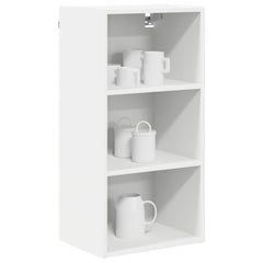 vidaXL Hanging Cabinet White 40 x 29.5 x 80 cm Engineered Wood 3